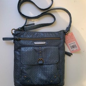 Stone Mountain USA crossbody purse. Blue. NWT